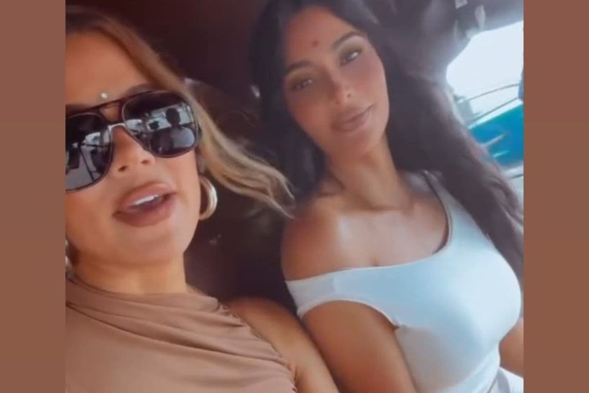 Anant-Radhika Wedding: मुंबई में ग्रैंड वेलकम के बाद रिक्शा की सवारी करती दिखी किम कार्दशियन, VIDEO