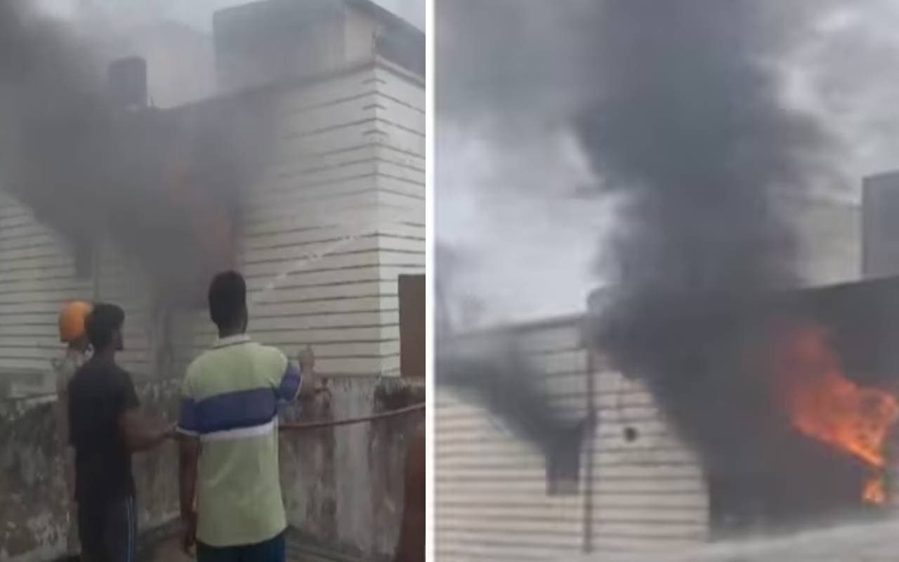 Patna News: पटना के बोरिंग रोड में लगी भीषण आग, बिल्डर की मौत