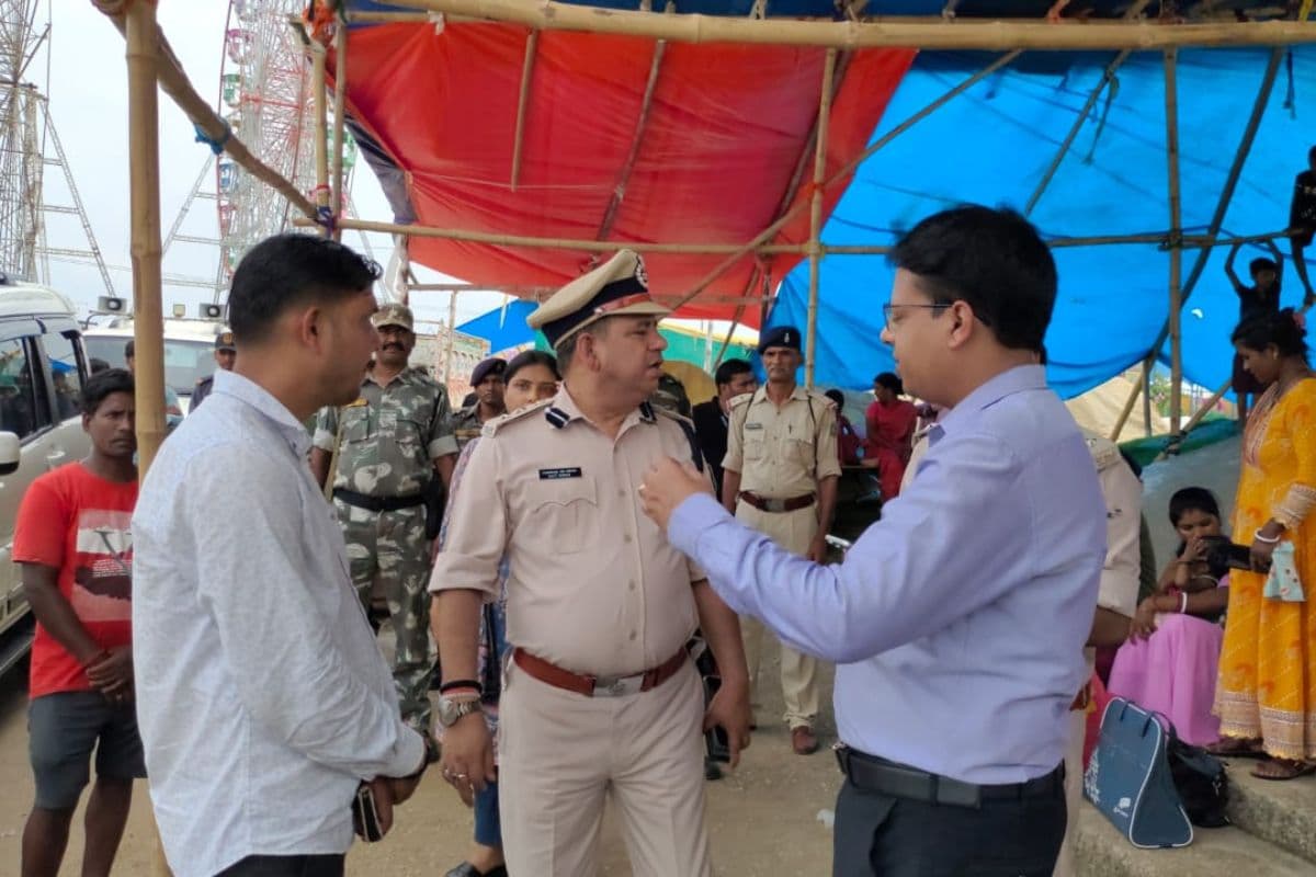 जगन्नाथपुर रथ मेला में रात 10 बजे तक तैनात रहेंगे पुलिस अधिकारी व जवान, असामाजिक तत्वों पर रखेंगे पैनी नजर