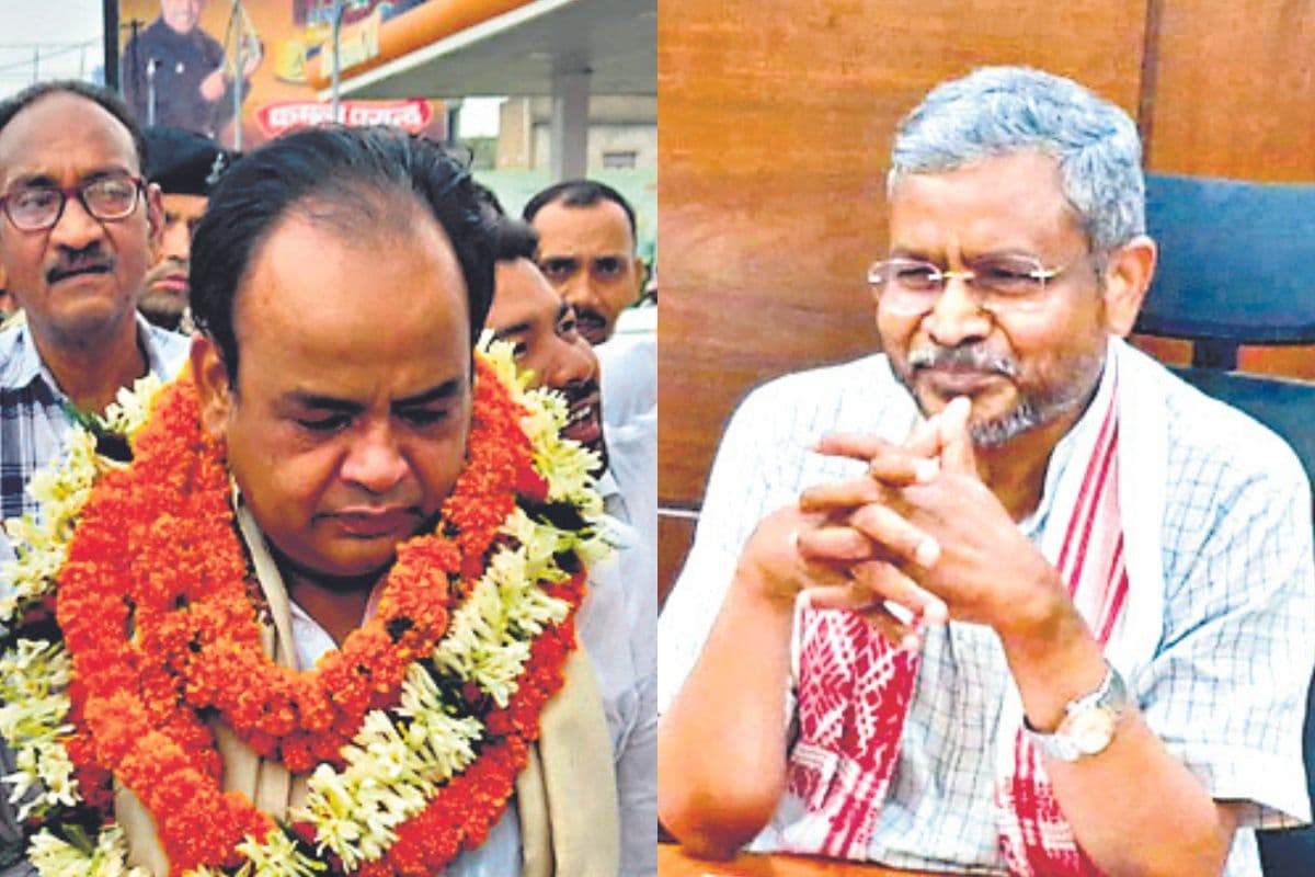 Dr Irfan Ansari and Babulal Marandi