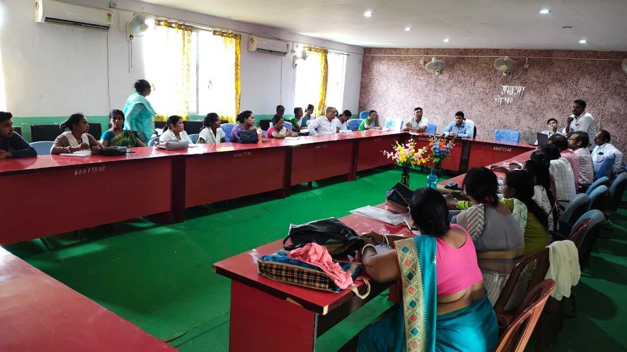 आकांक्षी प्रखंड कार्यक्रम को लेकर बीडीओ ने की बैठक