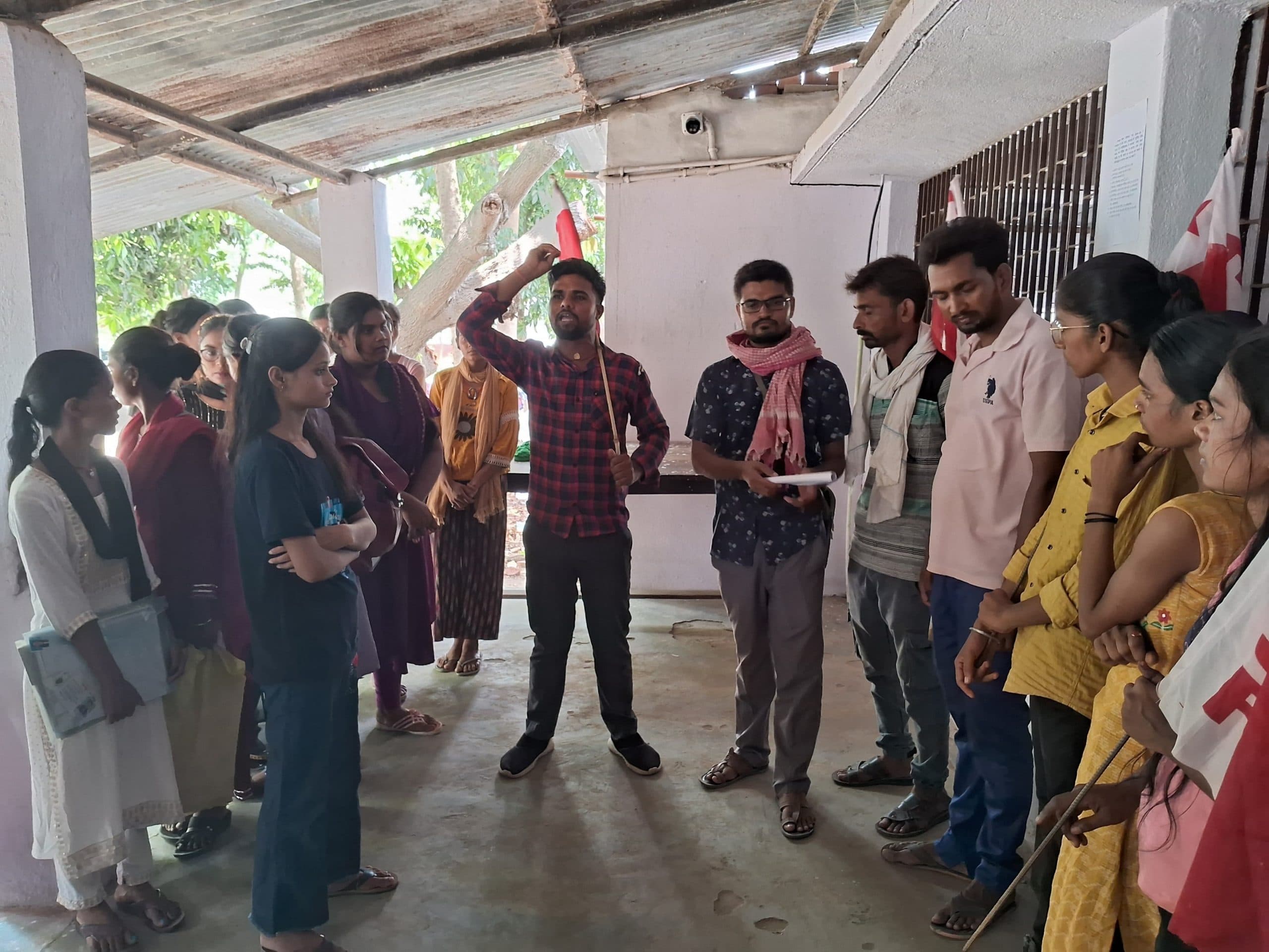 एआइएसएफ कार्यकर्ताओं ने किया प्रदर्शन