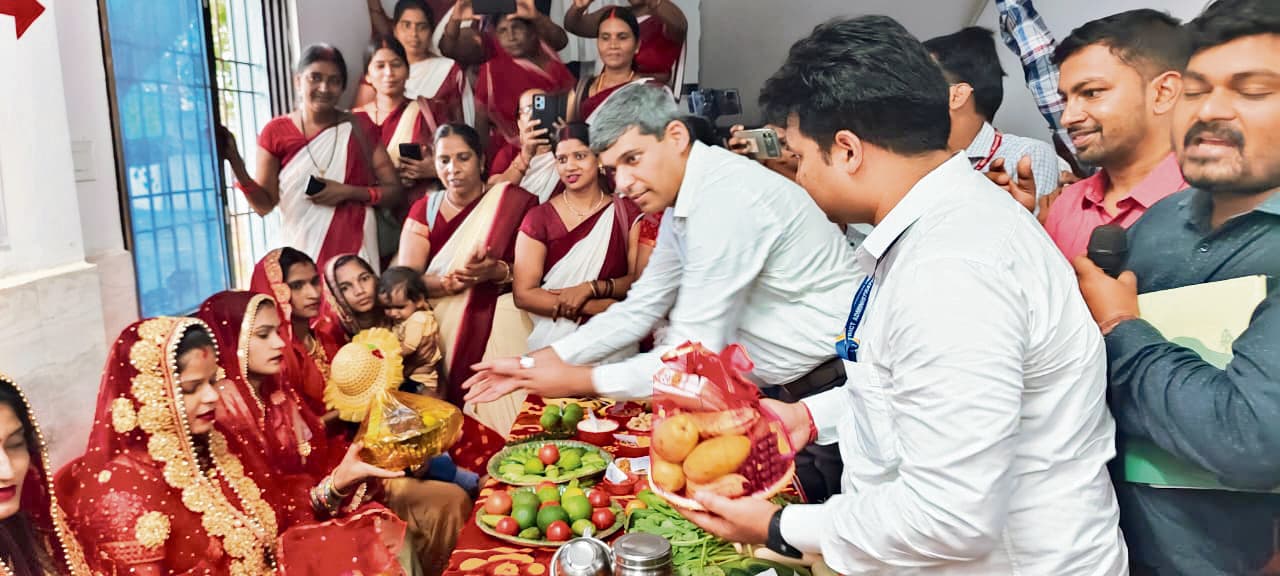 आकांक्षी प्रखंड योजना कार्यक्रम में पहुंचे नीति आयोग के उपसचिव