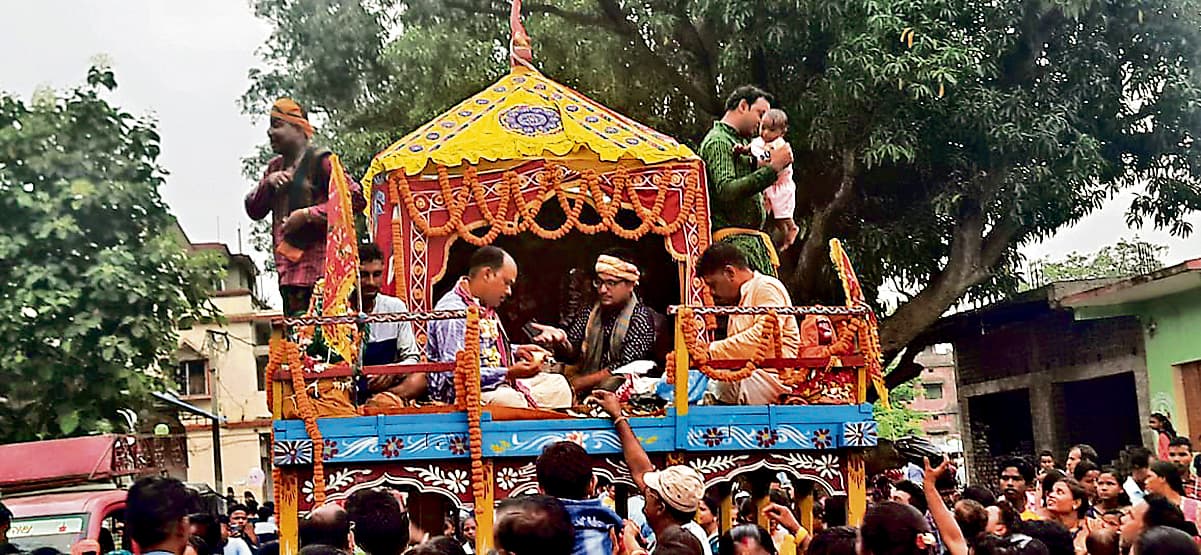 बामड़ा में रथयात्रा ने पूरे किए 118 साल, राजघराने ने की थी शुरुआत