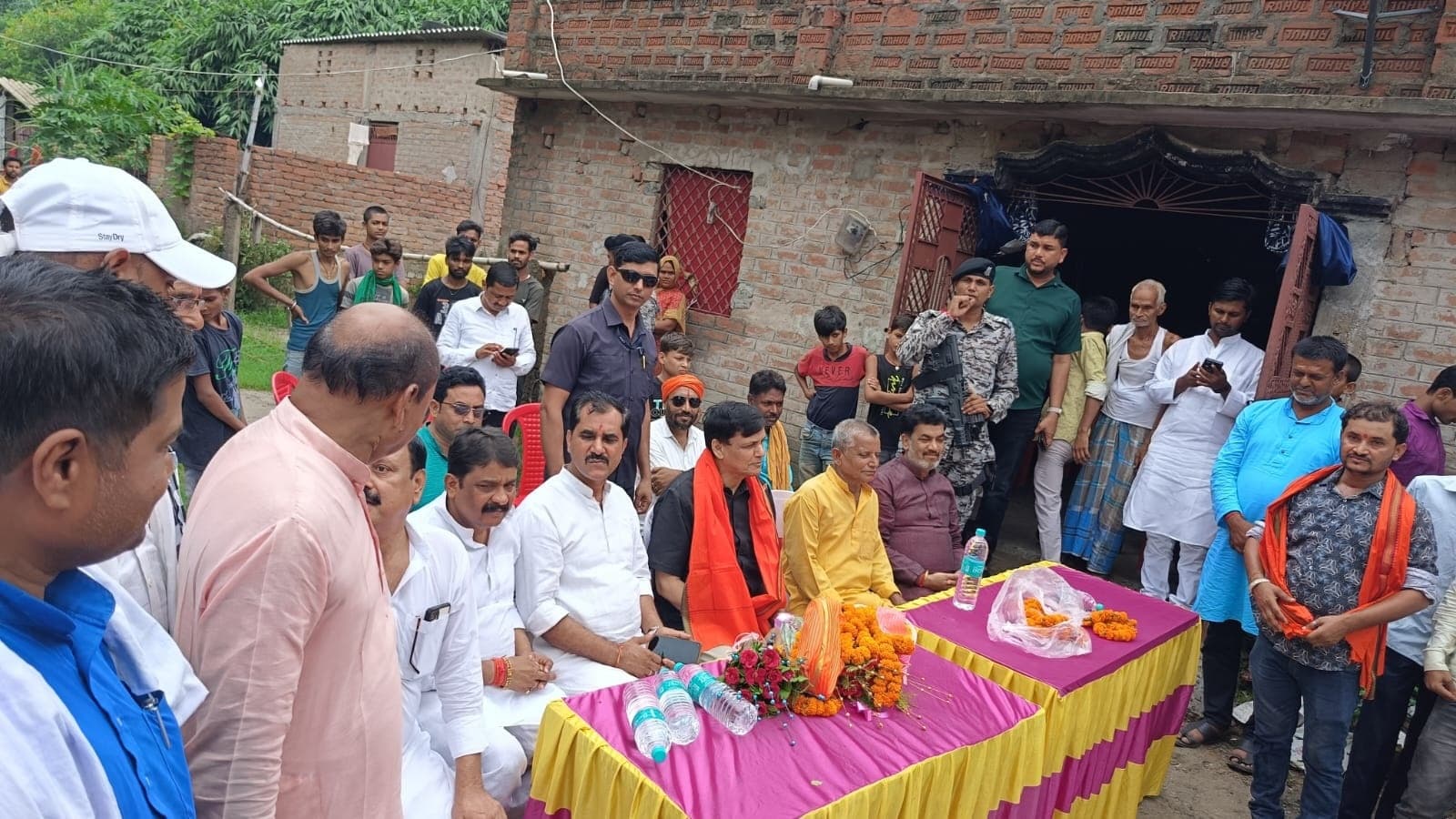 केंद्रीय गृह राज्यमंत्री का किया गया स्वागत