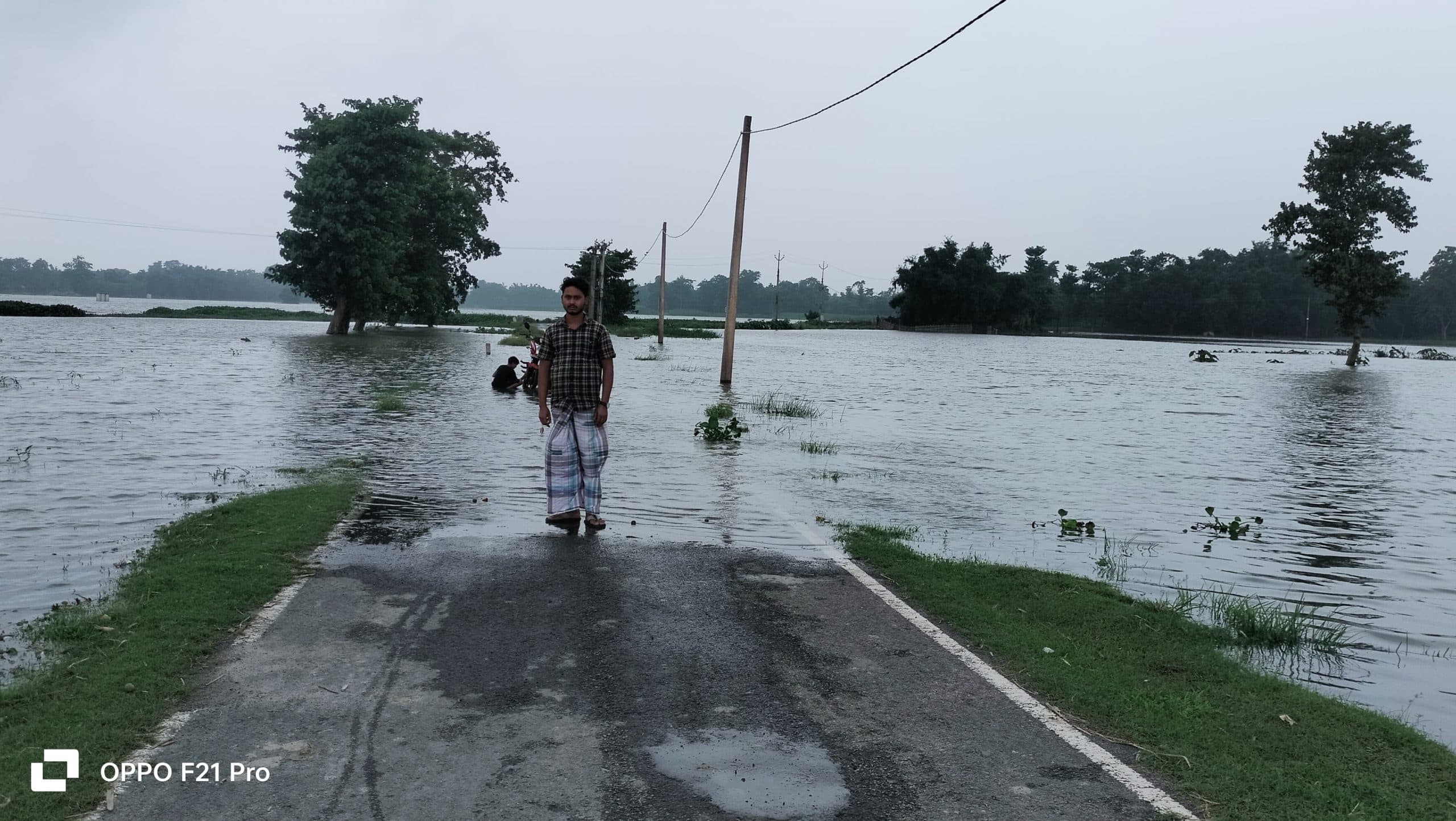 बाढ़ प्रभावित क्षेत्रों में राहत सुविधा नदारद, चारा के लिए पशुपालक परेशान