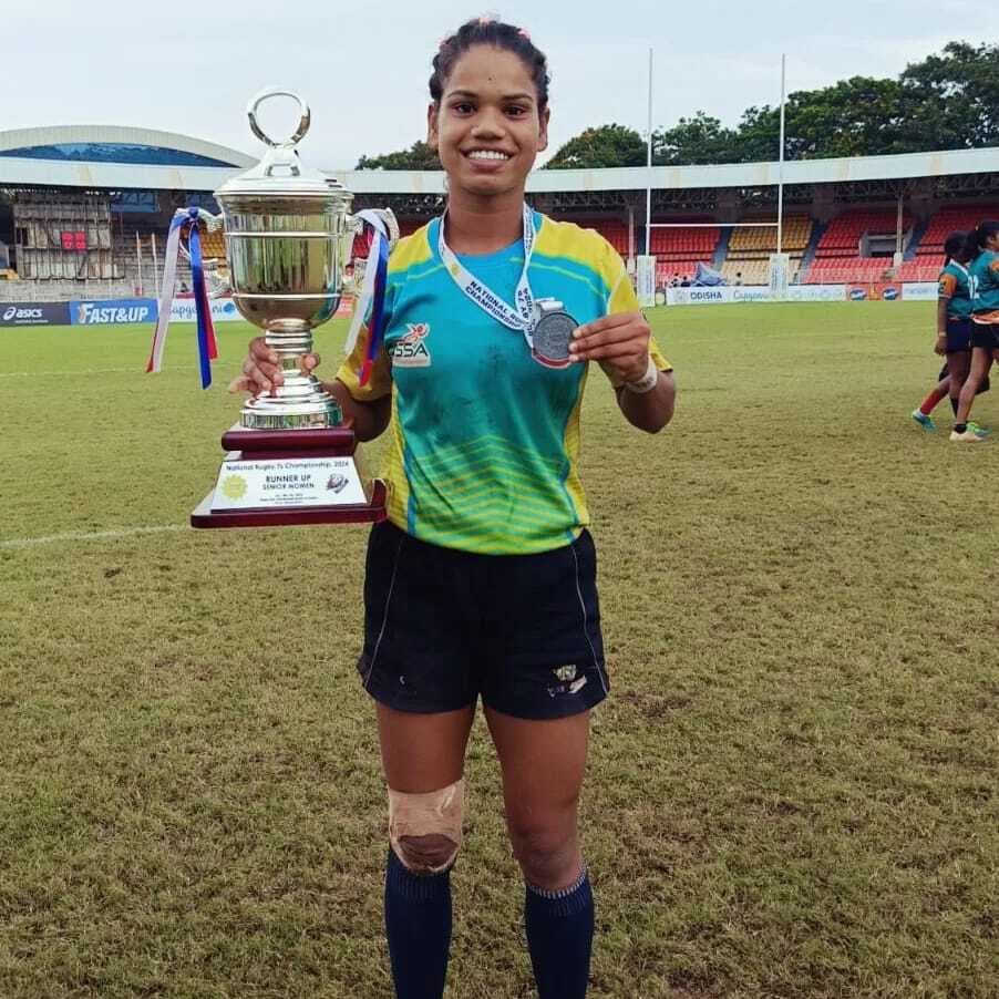 राष्ट्रीय सीनियर महिला रग्बी फुटबॉल में नवादा की बेटी आरती ने किया कमाल