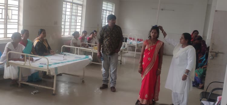 सीएचसी में 167 गर्भवती महिलाओं की हुई जांच