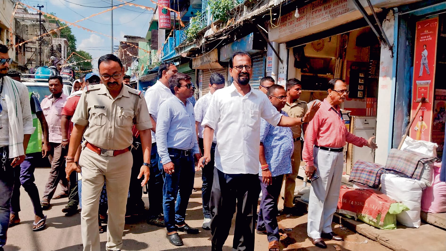 बराकर में अतिक्रमण को लेकर दुकानदारों को निगम की चेतावनी