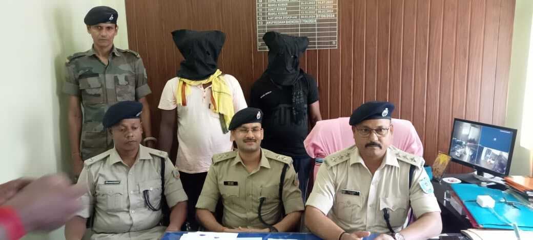 अपराध की योजना बना रहे हैं दो युवक गिरफ्तार, पिस्टल व कारतूस बरामद