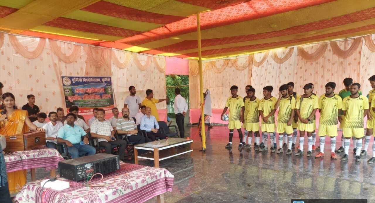 पेनाल्टी शूट आउट में मेजबान मारवाड़ी कॉलेज ने अररिया कालेज को 2-1 से किया पराजित