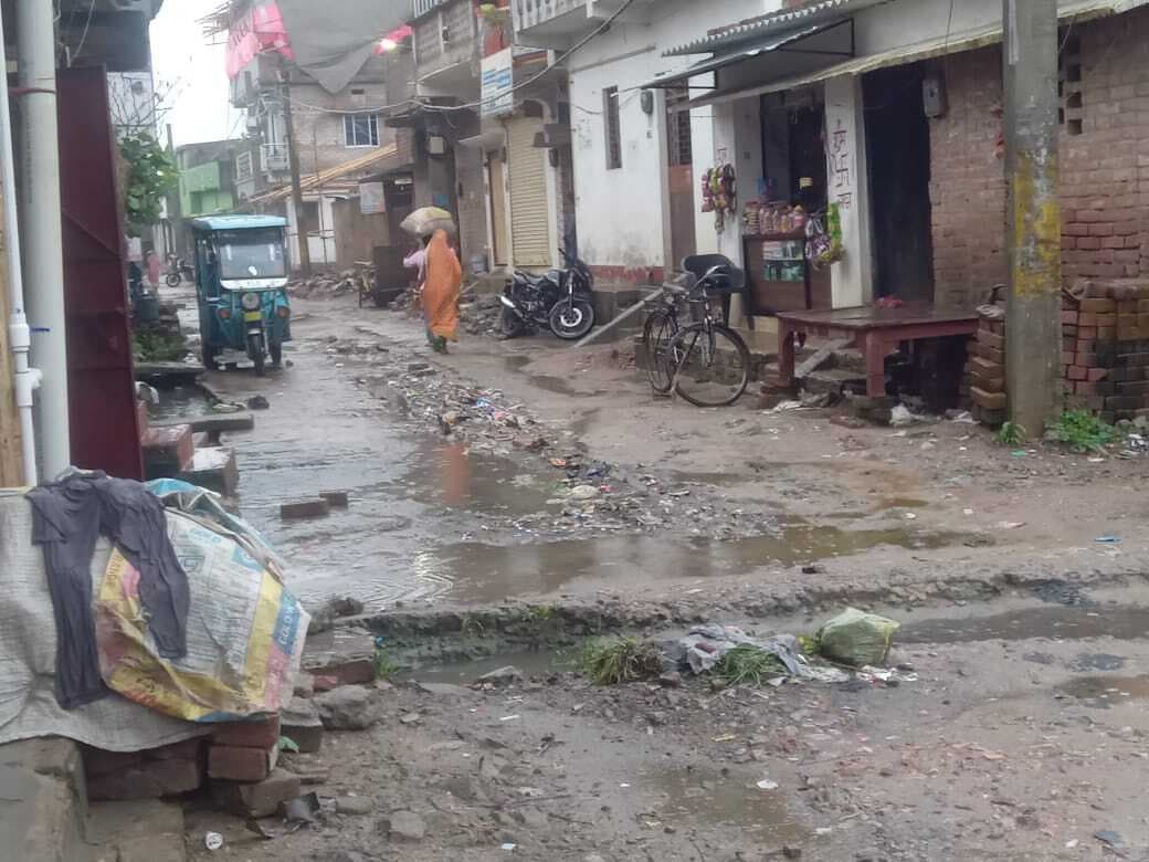 दो दिनों के बारिश से शहर की स्थिति नारकीय