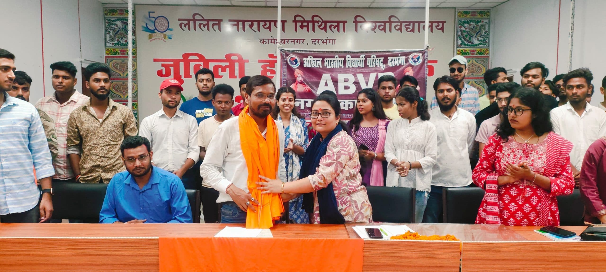 विद्यार्थी परिषद की नगर इकाई के अध्यक्ष बने जयशंकर