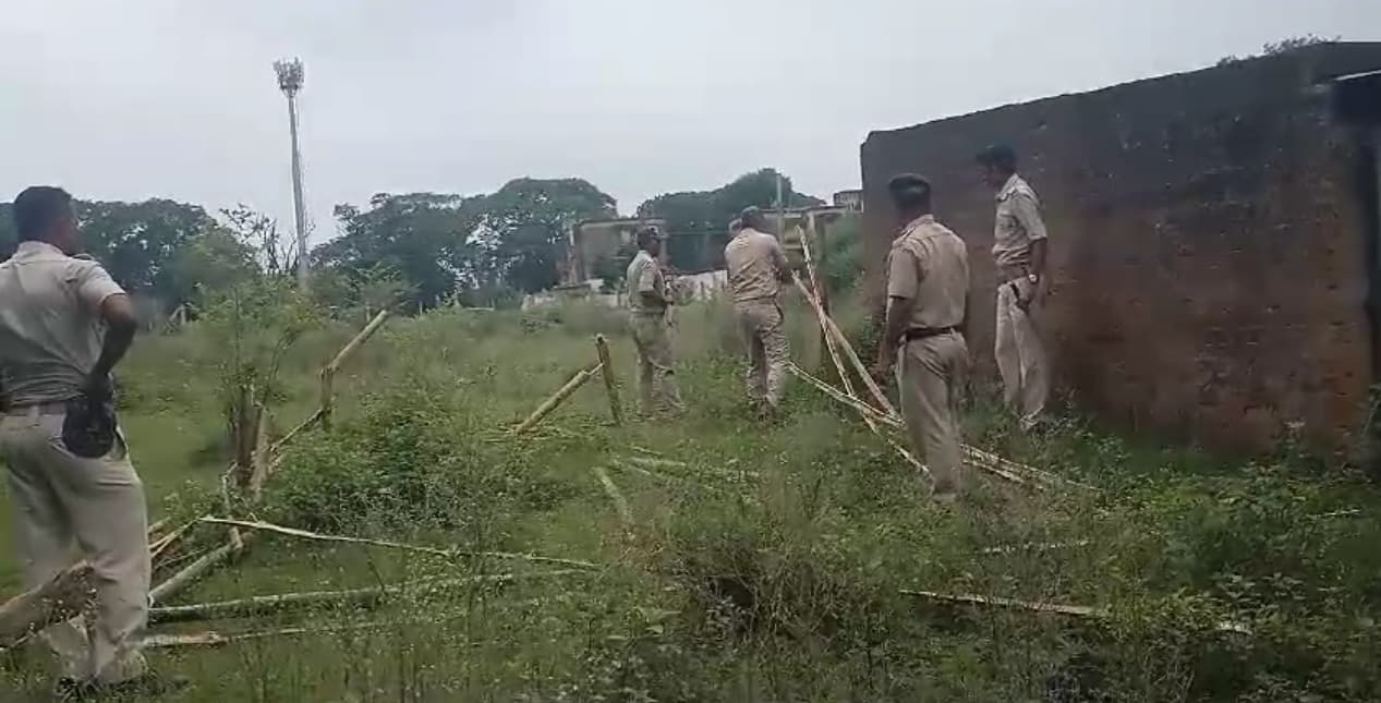 सेक्टर-12 में अभियान चलाकर बीएसएल की अतिक्रमित जमीन को कराया खाली