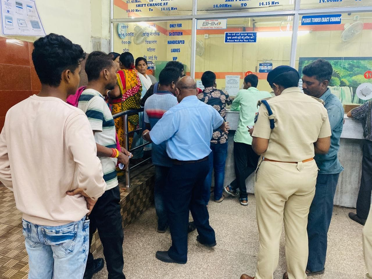 राउरकेला स्टेशन के आरक्षण काउंटर का लिंक 3.45 घंटे रहा फेल