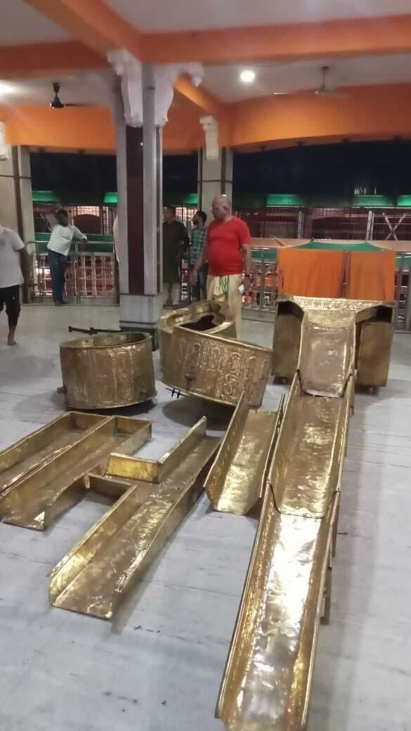 मरम्मत के बाद बाबा मंदिर लाया गया अरघा, 22 जुलाई से बदल जायेगी जलार्पण की व्यवस्था