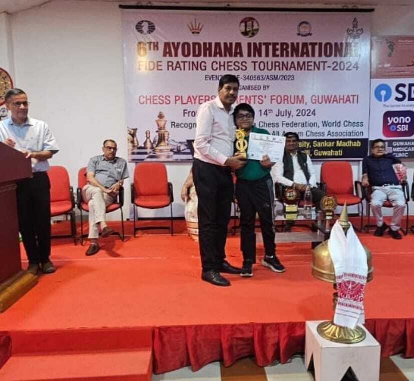 इंटरनेशनल ओपन फीडे रेटिंंग में अधिराज को मिला छठा स्थान