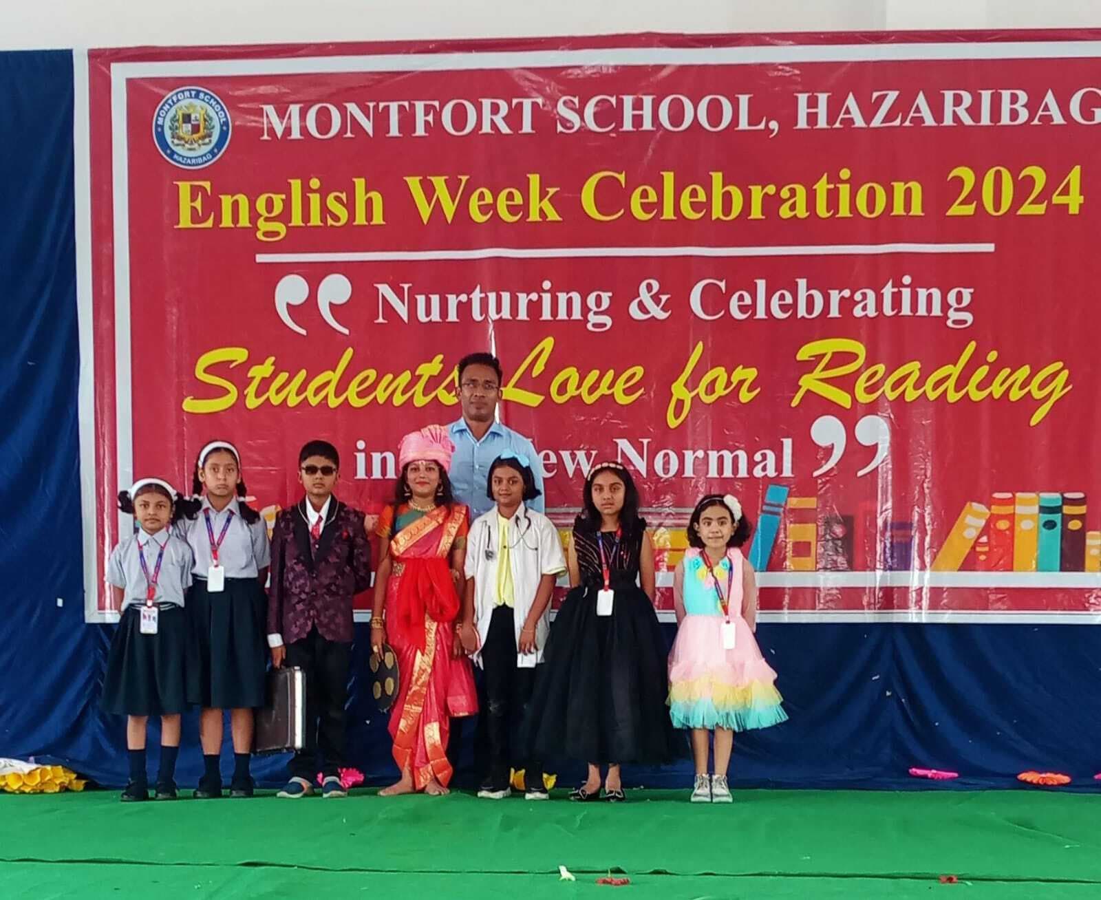 मोन्टफोर्ट स्कूल में हुईं कई प्रतियोगिताएं