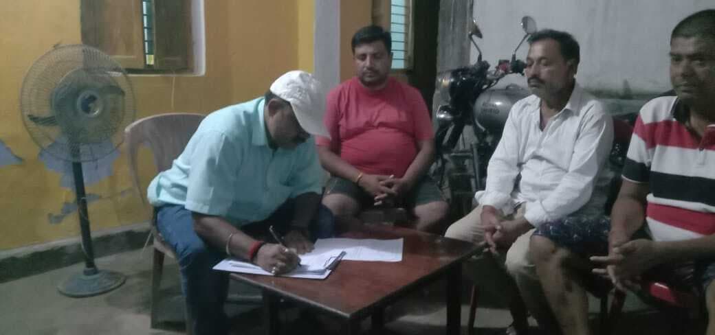 दोहरे हत्याकांड के बाद मृतक के घर पहुंची खगौल पुलिस