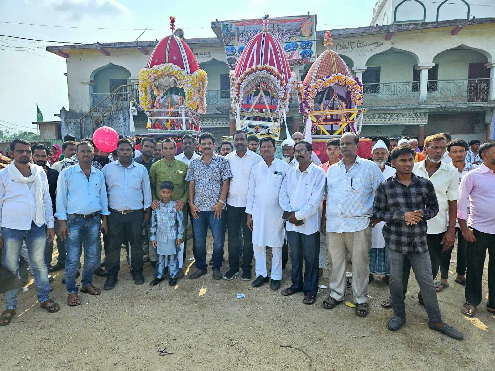 या हुसैन तेरी शहादत को सलाम के नारों के साथ मुहर्रम मना