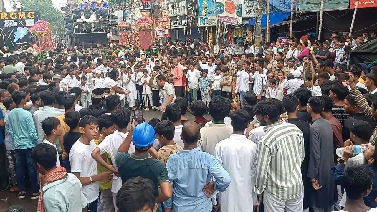राउरकेला में शांतिपूर्वक निकला मुहर्रम जुलूस,