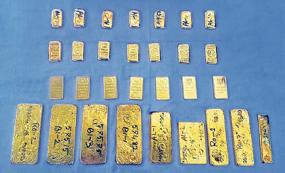 5.82 करोड़ के सोने के साथ युवक गिरफ्तार