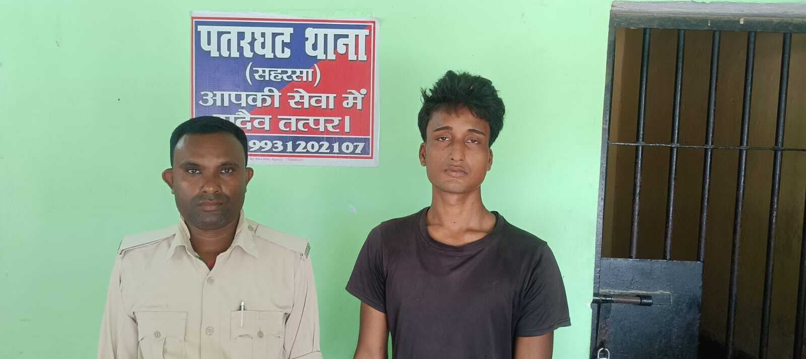 चोरी के सामान के साथ आरोपित गिरफ्तार