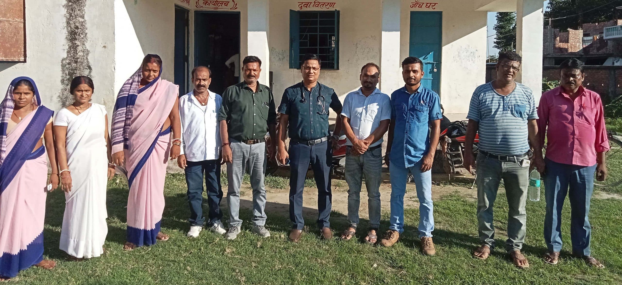 सुखसेना कैलूटोल में हेल्थ कैंप में 104 रोगियों ने करायी जांच