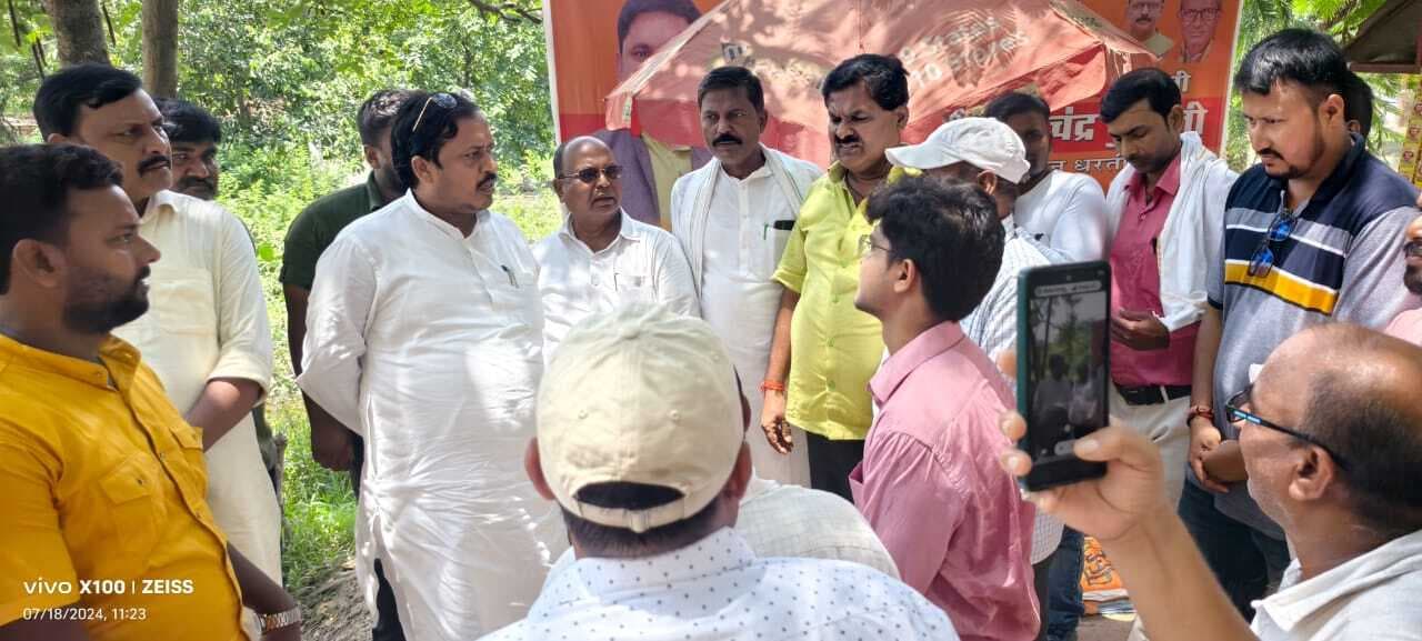 सांसद ने गुणवत्ता में सुधार किये बिना आगे काम रोकने का दिया निर्देश