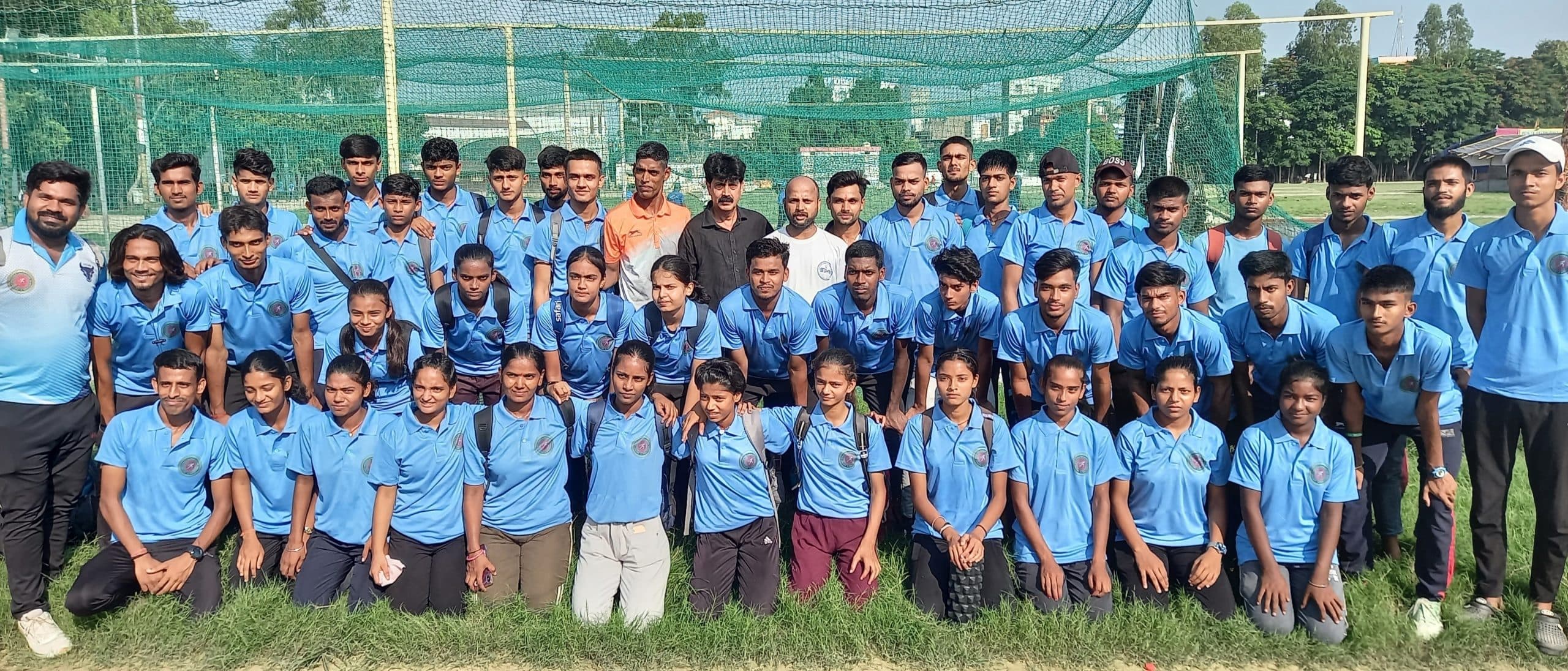 56 सदस्यीय जिला एथलेटिक्स टीम पटना रवाना