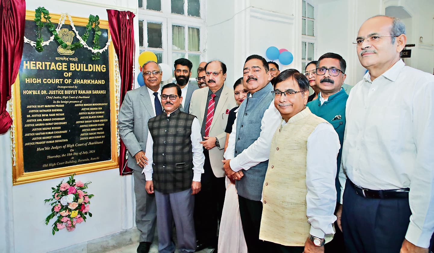 Jharkhand high court news : हेरिटेज भवन के रूप में जाना जायेगा हाइकोर्ट का पुराना भवन, चीफ जस्टिस ने किया उदघाटन