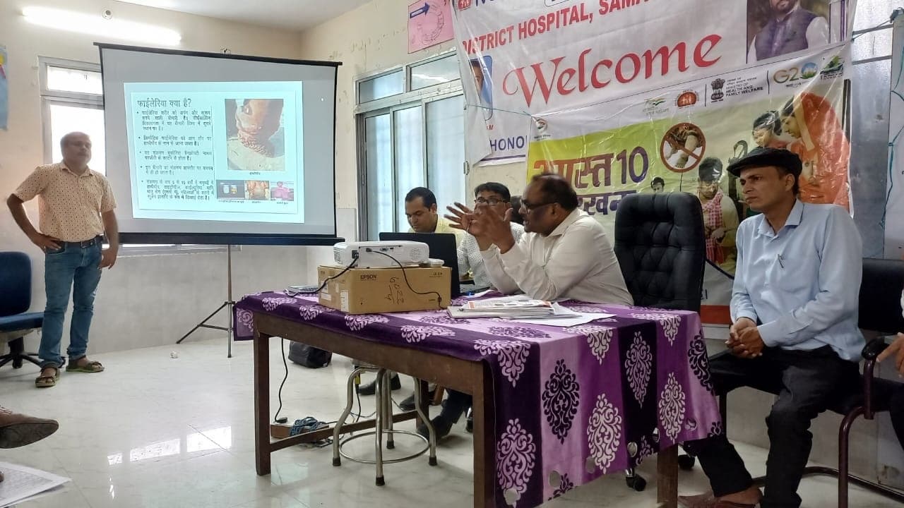 फाइलेरिया उन्मूलन : आईडीए-एमडीए कार्यक्रम के तहत दिया गया प्रशिक्षण