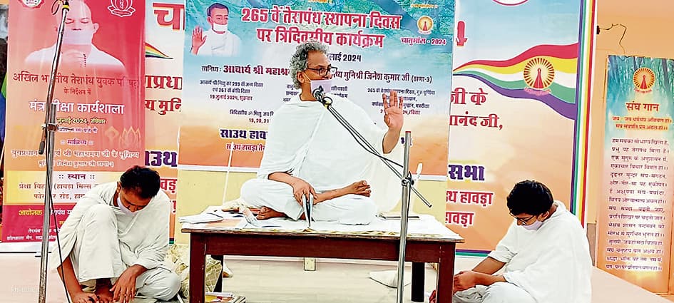 संस्कारों की विरासत है मंत्र दीक्षा : मुनि जिनेश कुमार