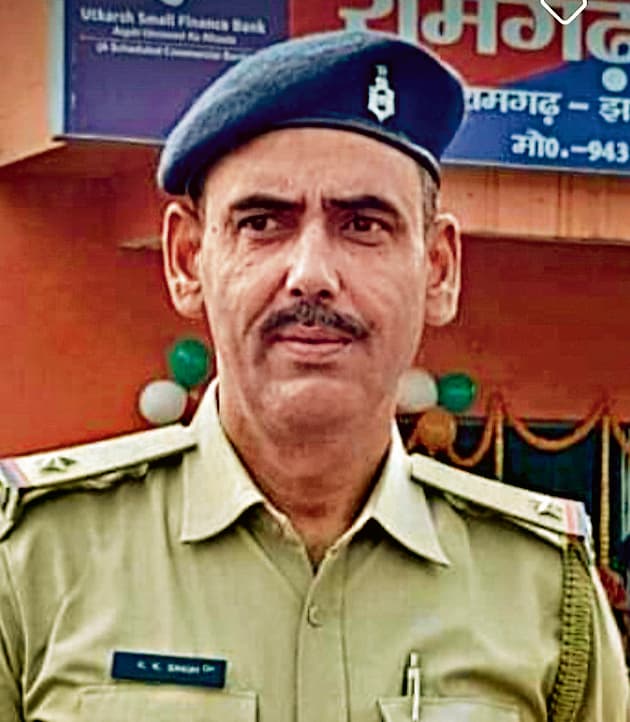 Ramgarh Crime News : एएसआइ की मौत के मामले में थानेदार निलंबित