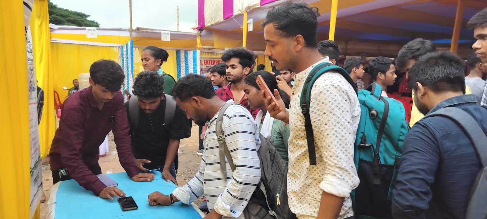 रोजगार मेला में 195 युवाओं का ऑन द स्पॉट हुआ चयन, 306 यूथ शॉर्टलिस्टेड