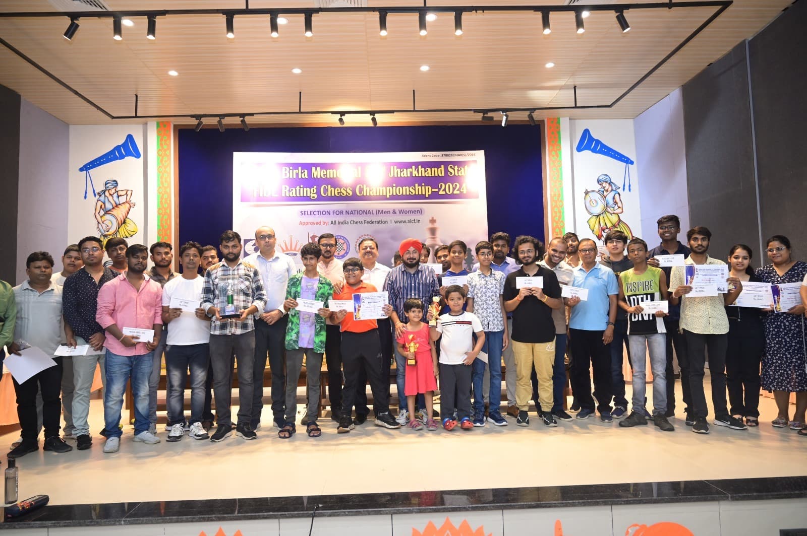 आदित्य बिरला मेमोरियल शतरंज प्रतियोगिता संपन्न, बोकारो के अंकित बने चैंपियन