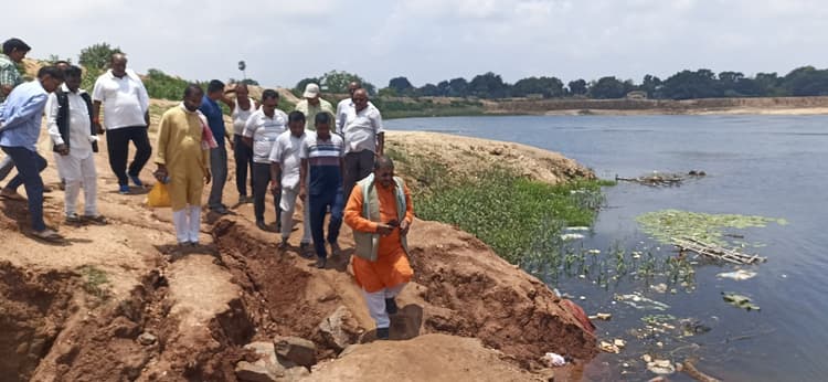 हुड़को निदेशक ने नौलखा डैम को शीघ्र सुरक्षित करने को कहा