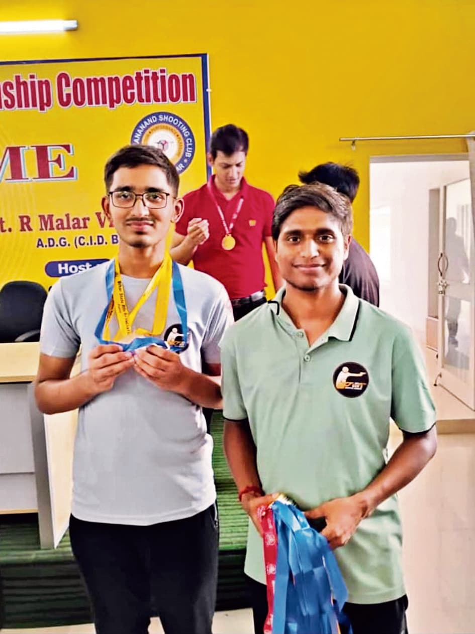 स्टेट शूटिंग चैंपियनशिप में पटना के शाश्वत ने जीते तीन पदक