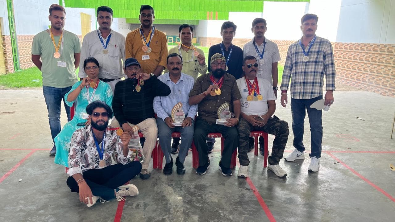 स्टेट शूटिंग चैंपियनशिप 2024 में मुंगेर राइफल एसोसिएशन को 10 गोल्ड सहित मिले 25 पदक