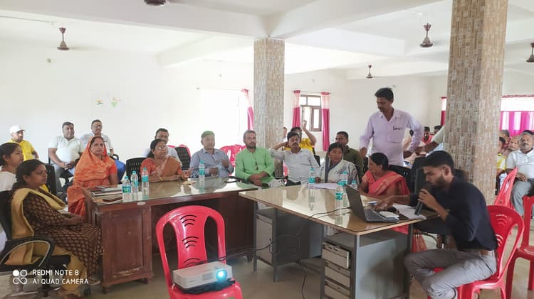 जीआइएस बेस मैप व प्रॉपर्टी सर्वे के संदर्भ में दी जानकारी