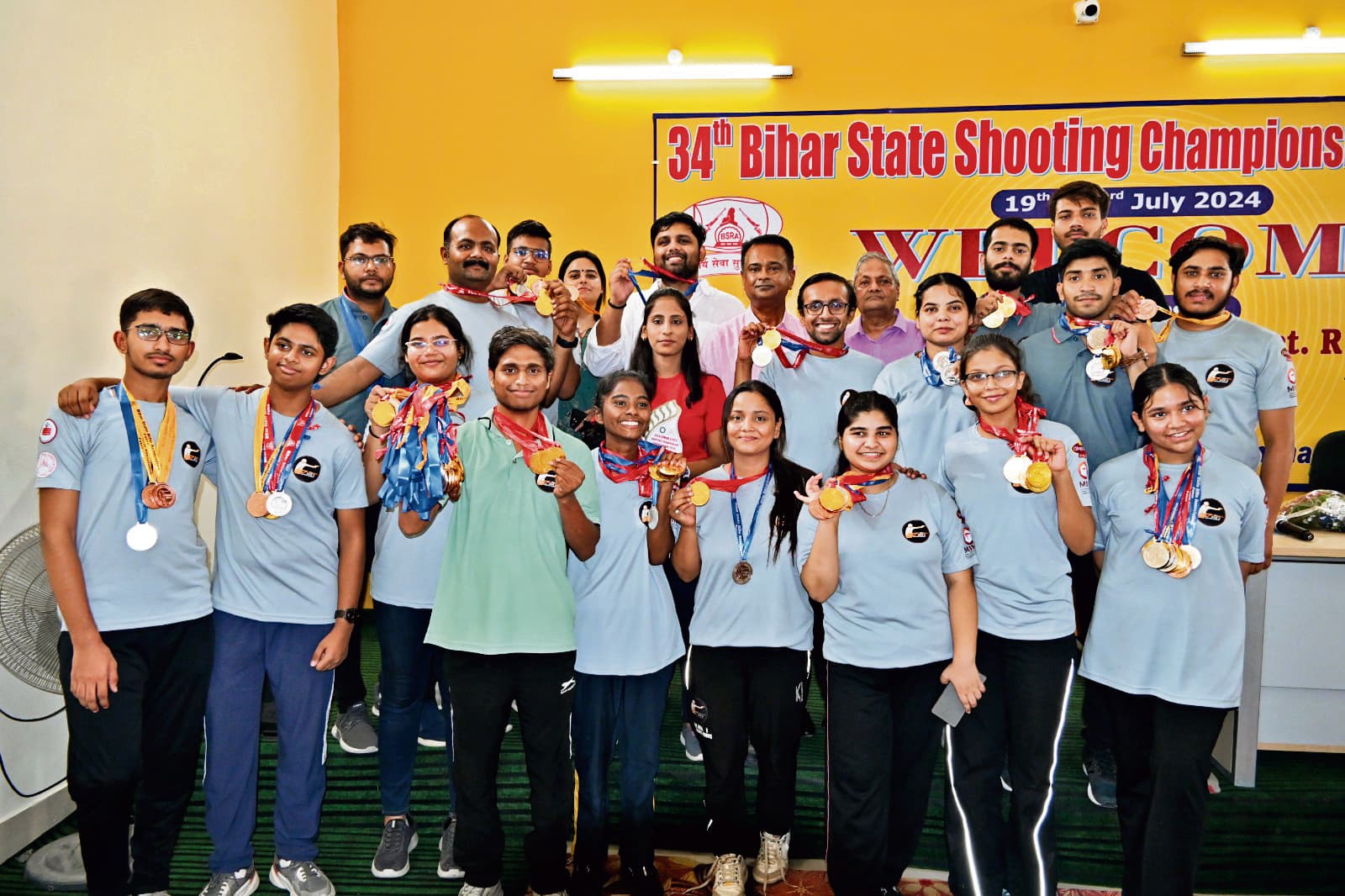 स्टेट शूटिंग में पटना की सृष्टि श्रेया ने जीते छह स्वर्ण पदक