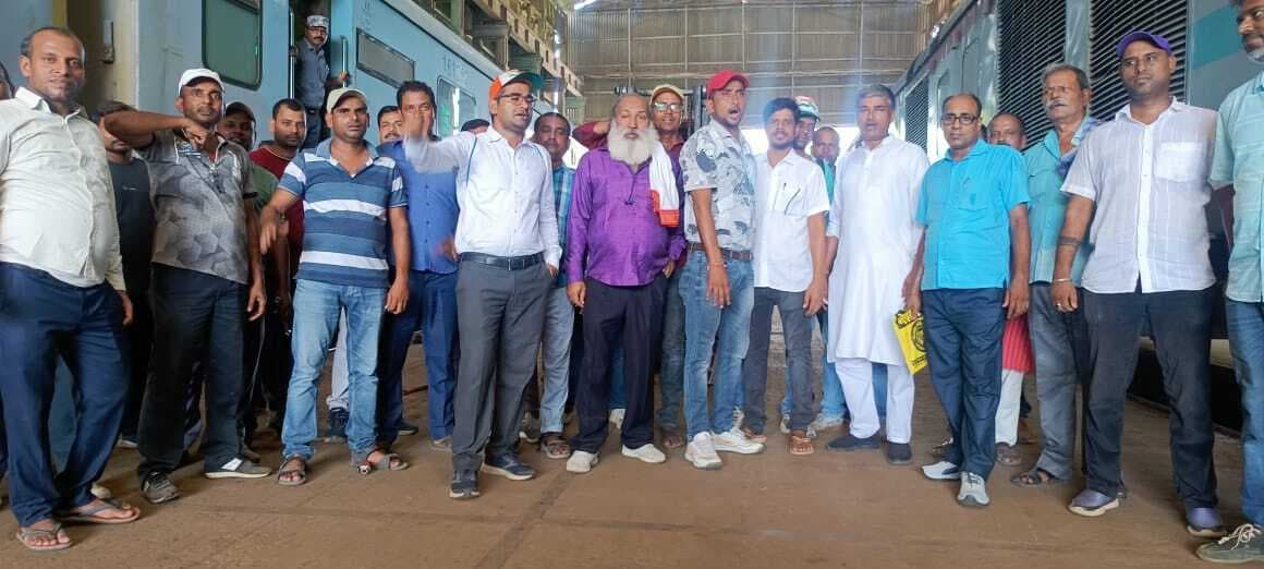 रेल यूनियन चुनाव को लेकर टीम पहुंची सहरसा