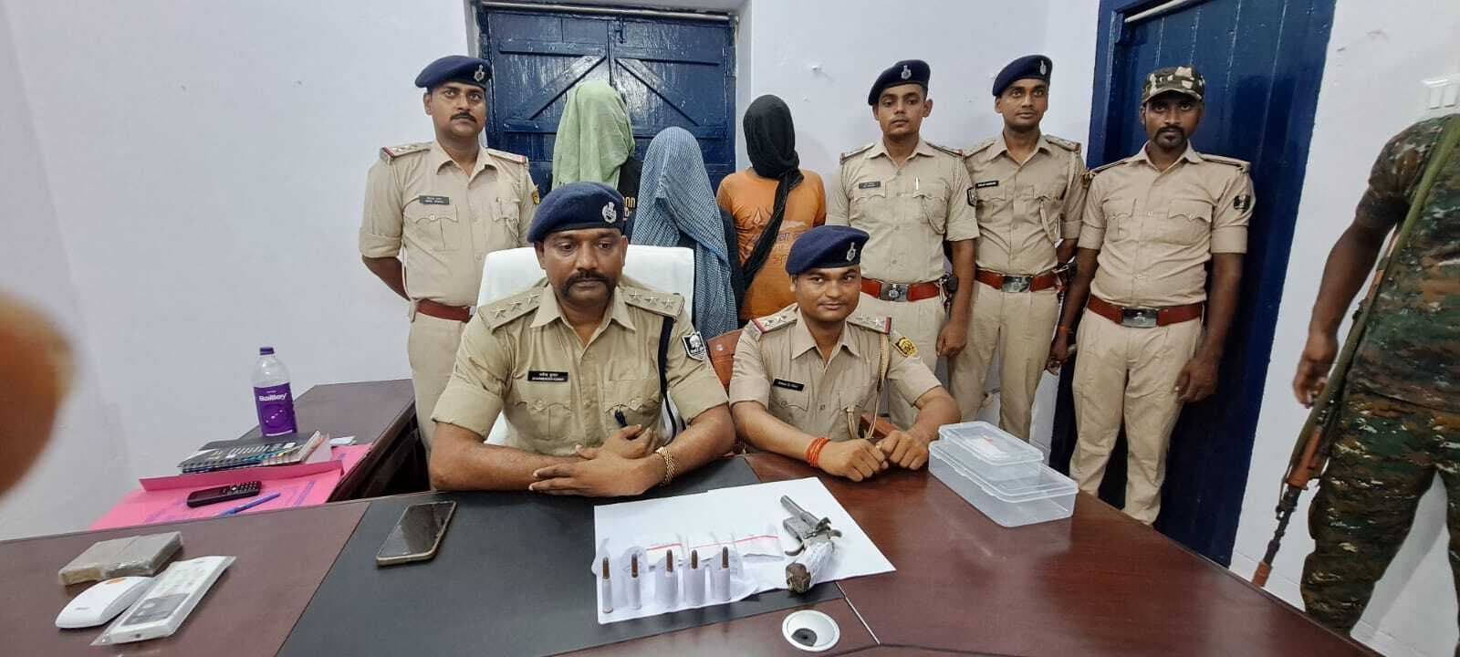 चार दिनों के अंदर लूटकांड में शामिल तीन बदमाश गिरफ्तार