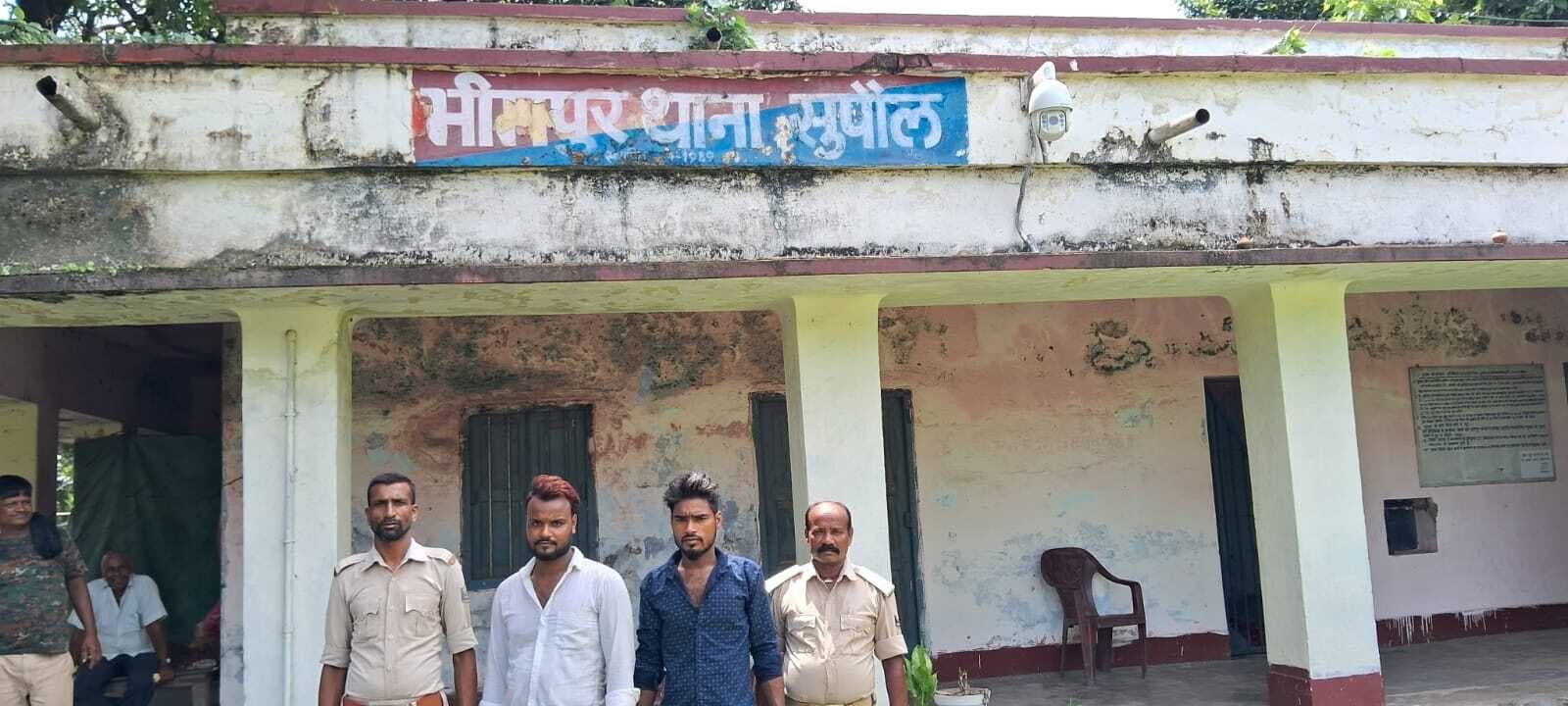1260 बोतल नेपाली शराब जब्त, तस्कर व वाहन मालिक गिरफ्तार