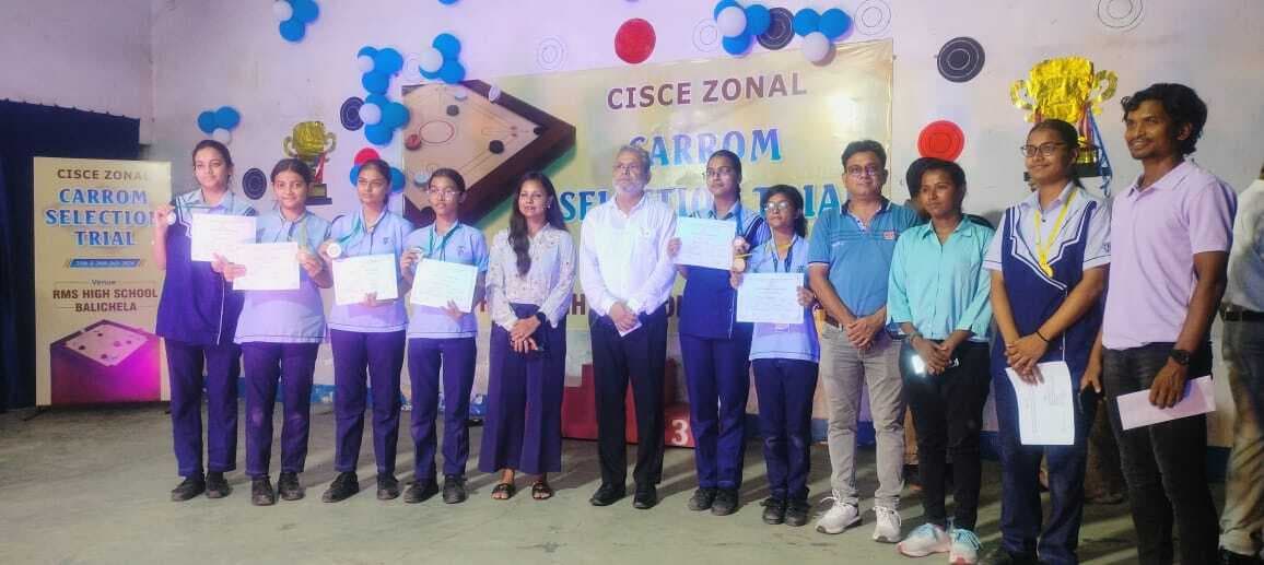 कैरम : जेएच तारापोर की छात्राओं का शानदार प्रदर्शन