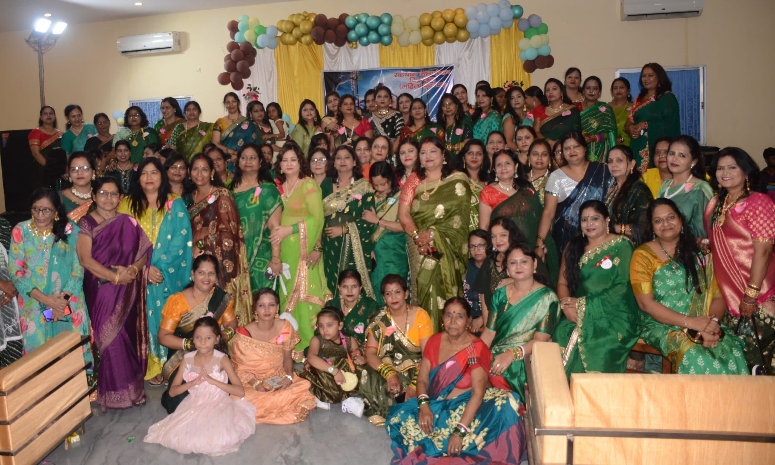 सावनोत्सव : रैंपवॉक के साथ सावनी के गीतों पर सखियों ने जमकर की मस्ती