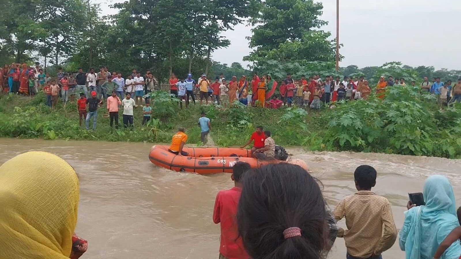 बच्चे की नहर में डूबने की आशंका के बाद दिन भर जारी रहा सर्च अभियान