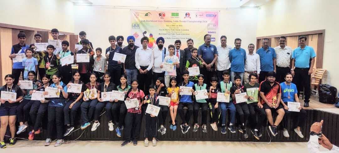 Table tennis: शिवाजी राय पुरुष व अर्चिता डे महिला वर्ग में चैंपियन