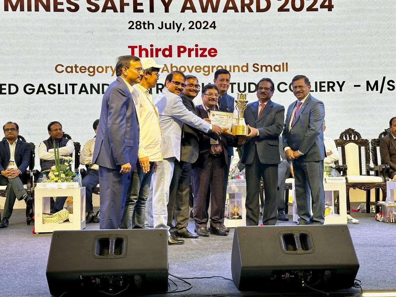 बीसीसीएल व टाटा सिजुआ कोलियरी को मिला पुरस्कार