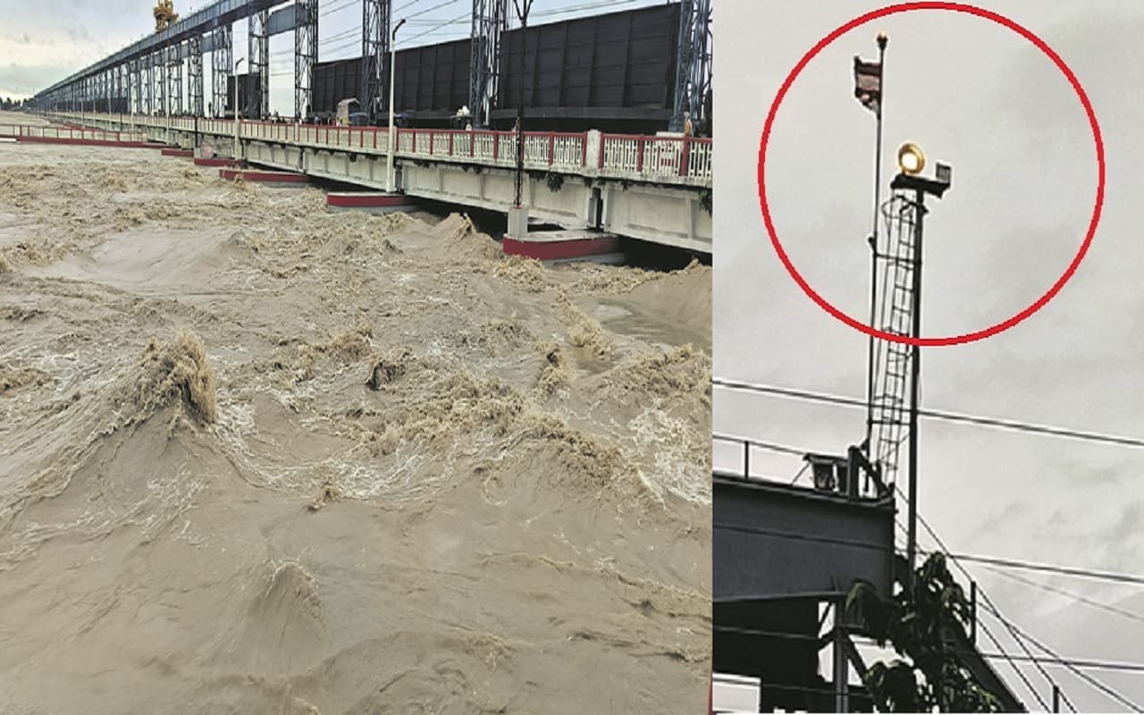 PHOTOS: बिहार में कोसी और गंडक बराज के सभी फाटक खोले गए, लाल बत्ती दे रही बाढ़ से तबाही के संकेत